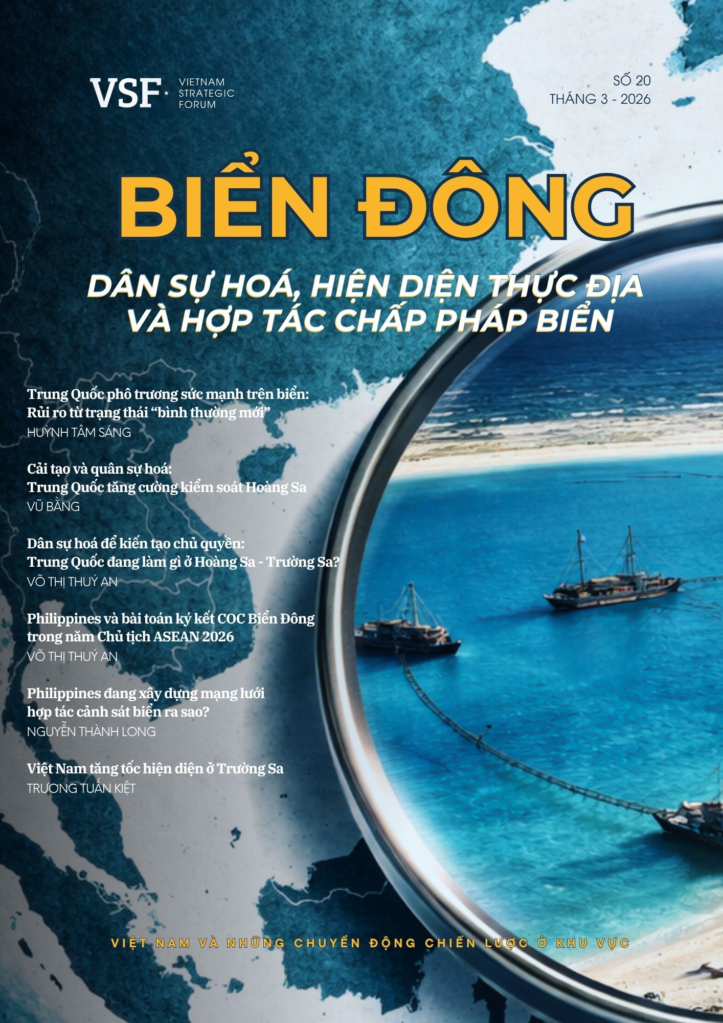 Biển Đông: Dân sự hoá, hiện diện thực địa và hợp tác chấp pháp biển